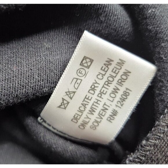 Proenza Schouler Wool Blend Black Tie Side Accent Sweater Top Size L - Picture 13 of 14